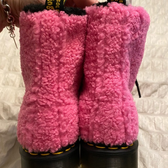 Dr Martens hot pink 1460 pascal size 6 woman’s boots - Picture 10 of 14